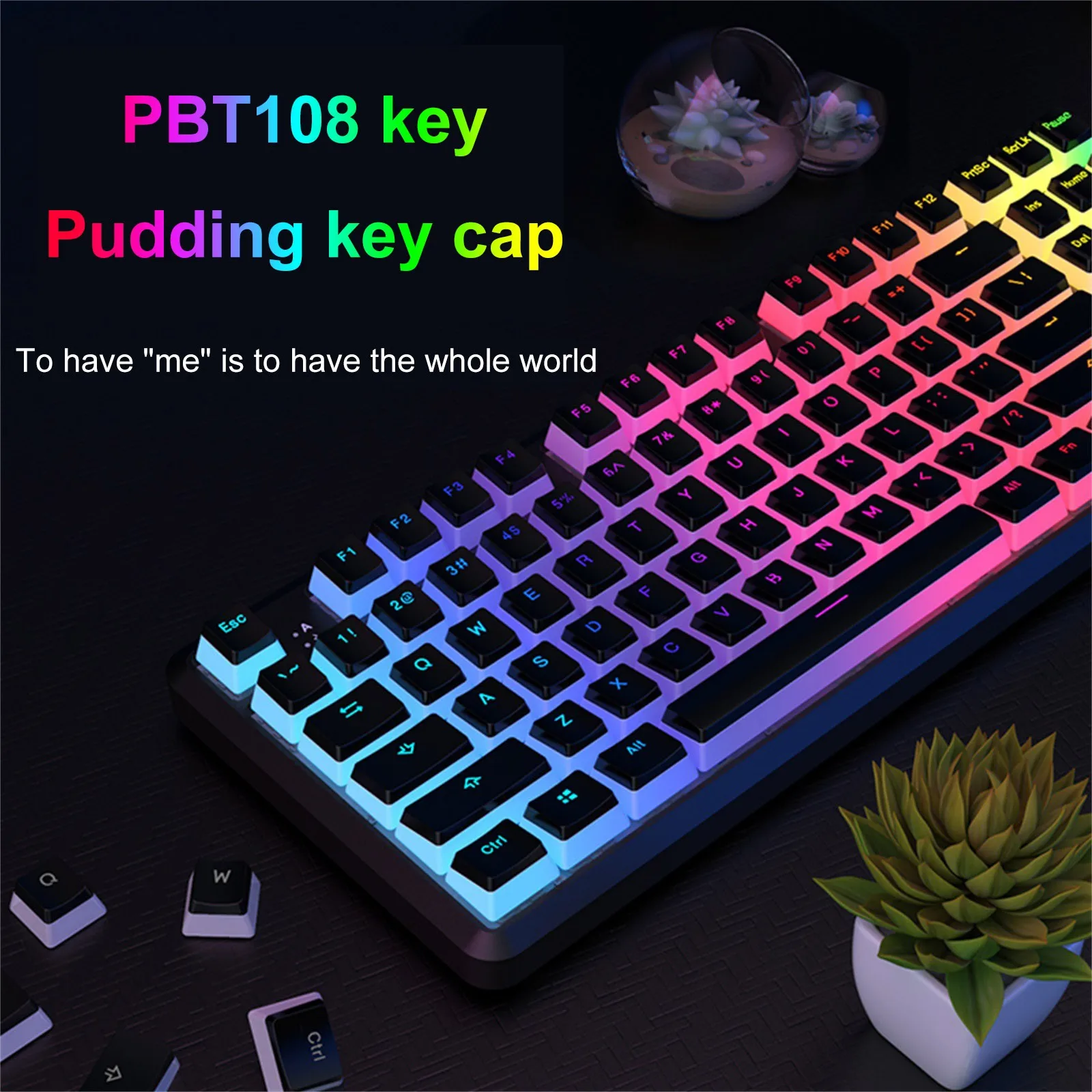 Ome Height 61/87/104 Key Pb-t Keycap Set Color Mechanical Keyboard Pc Computer Laptop Accessories Backlit Pudding Keycap
Ome Height 61/87/104 Key Pb-t Keycap Set Color Mechanical Keyboard Pc Computer Laptop Accessories Backlit Pudding Keycap