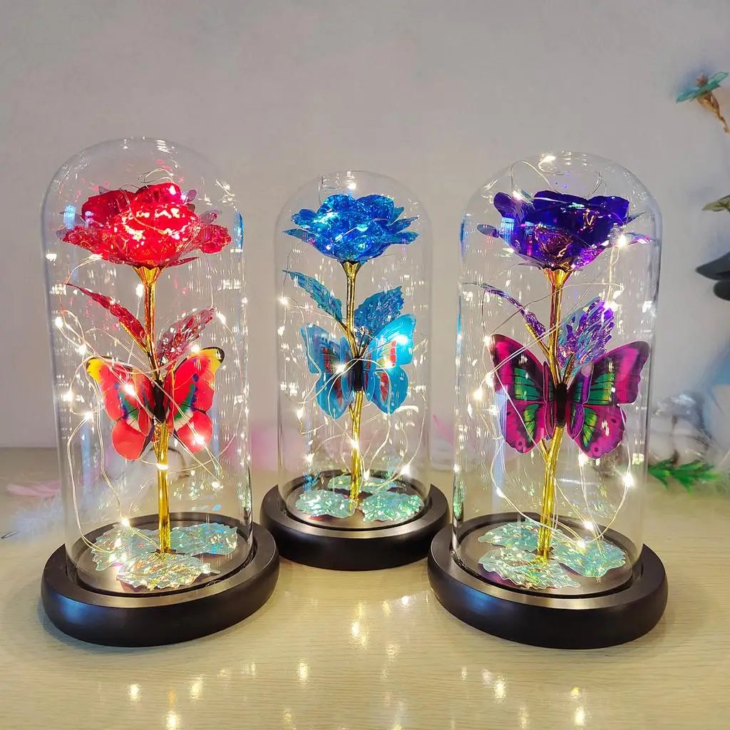 Artificial Rose Flowers Glass Rose LED Light Galaxy Rose Gift For Valentine's Day Mother's Day gift, birthday and wedding gift
Artificial Rose Flowers Glass Rose LED Light Galaxy Rose Gift For Valentine's Day Mother's Day gift, birthday and wedding gift