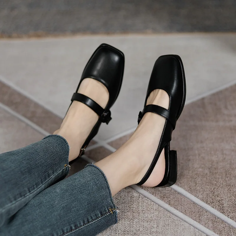 Baotou Sandals Women's Summer 2022 New Thick Heel Square Head Single Shoes Fairy Style Square Heel Lady Mary Jane Women's Shoes
Baotou Sandals Women's Summer 2022 New Thick Heel Square Head Single Shoes Fairy Style Square Heel Lady Mary Jane Women's Shoes