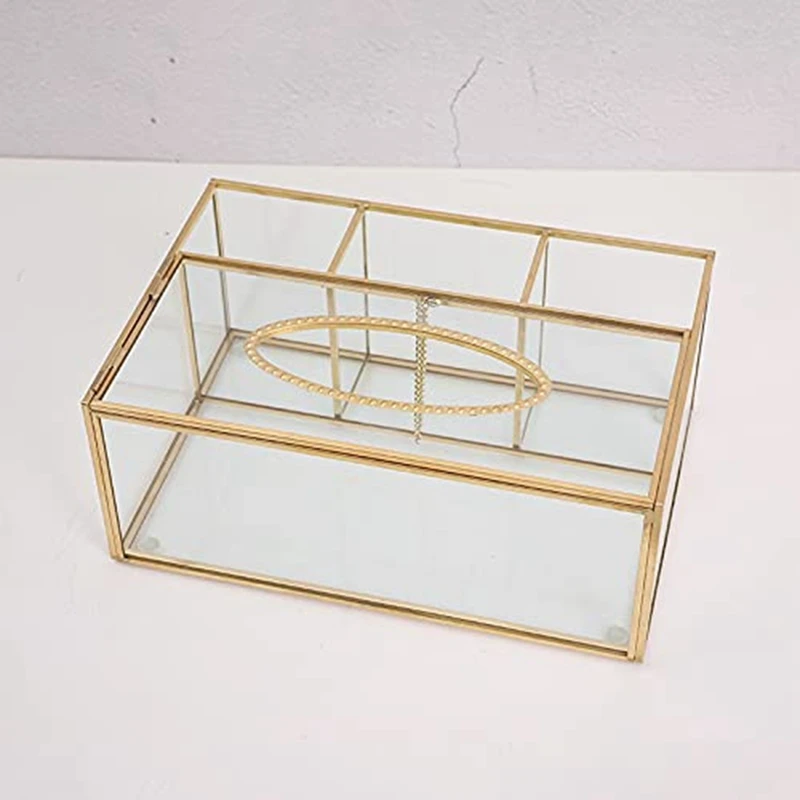 Gold Tissue Box Rectangular Clear Glass Cosmetic Tissue Box For Home Tissue Dispenser Geometric Glass Tissue Box
Gold Tissue Box Rectangular Clear Glass Cosmetic Tissue Box For Home Tissue Dispenser Geometric Glass Tissue Box