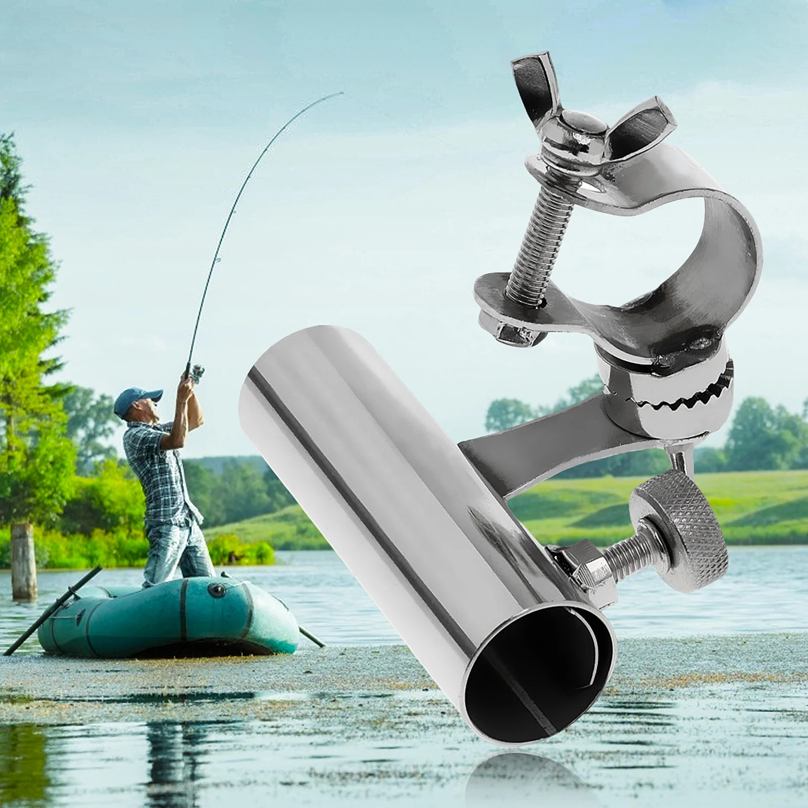 Stainless Steel Marine Boat Fishing Rod Holder Rack Chair Mount Pole Bracket Umbrella Stand
Stainless Steel Marine Boat Fishing Rod Holder Rack Chair Mount Pole Bracket Umbrella Stand
