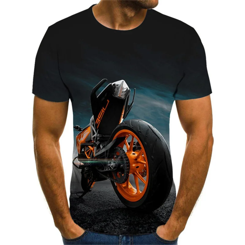 Summer T-shirt 3D car road motorcycle rider hip hop new men's summer T-shirt super large men's T-shirt clothing streerar
Summer T-shirt 3D car road motorcycle rider hip hop new men's summer T-shirt super large men's T-shirt clothing streerar