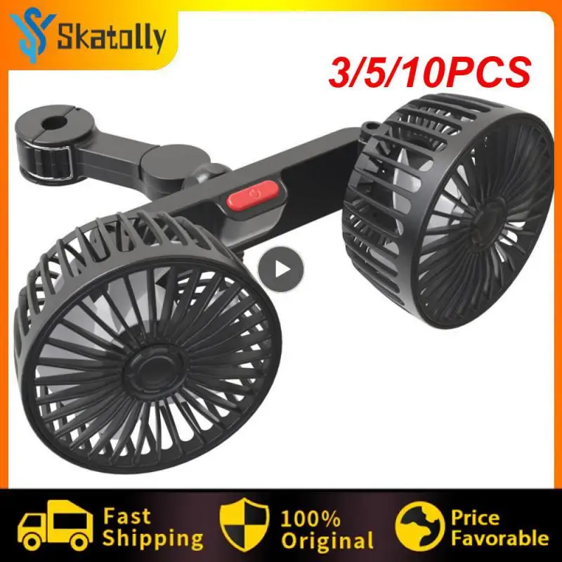 3/5/10PCS Car Fan Portable Universal Car Suv Fan 360 Degree Rotation Durable Car Seat Back Powerful Fan Car Accessories For Car
3/5/10PCS Car Fan Portable Universal Car Suv Fan 360 Degree Rotation Durable Car Seat Back Powerful Fan Car Accessories For Car