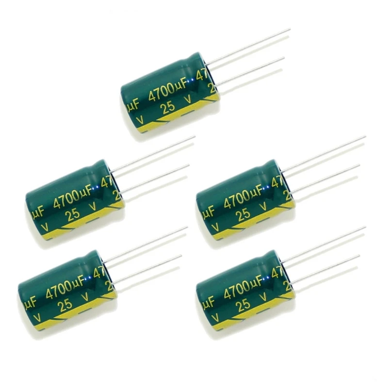 5pcs/set 25V 4700UF Electrolytic Capacitor Aluminum Case 16 x 25mm High Frequency Low Resistance 20% Tolerance for TV Monitor PC 
5pcs/set 25V 4700UF Electrolytic Capacitor Aluminum Case 16 x 25mm High Frequency Low Resistance 20% Tolerance for TV Monitor PC