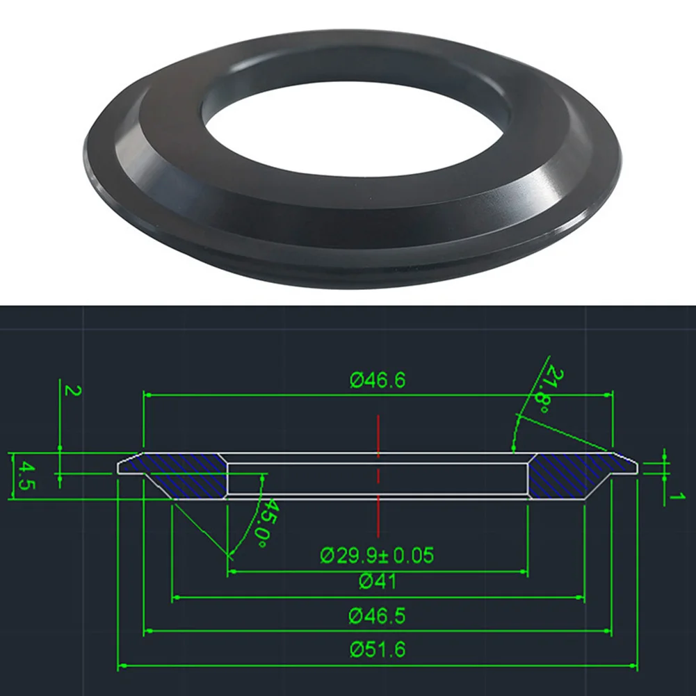 High Quality Fork Bottom Ring Fork Washer Front Fork Repair Tapered Fork Washer 52*52*4.5mm Bicycle Accessories
High Quality Fork Bottom Ring Fork Washer Front Fork Repair Tapered Fork Washer 52*52*4.5mm Bicycle Accessories