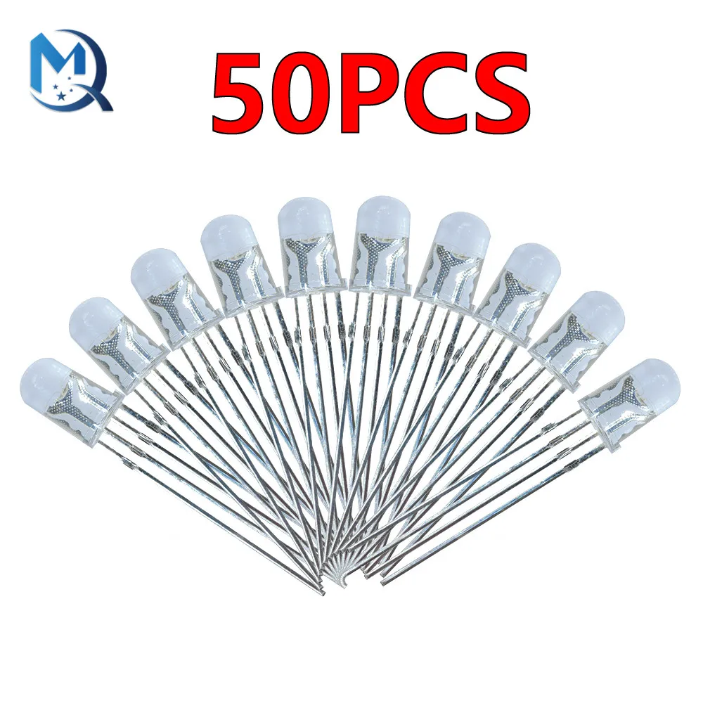 50Pcs Multicolor 4pin 5mm RGB Led Diode Light Lamp Tricolor Round Common Anode LED 5 mm Light Emitting Diode
50Pcs Multicolor 4pin 5mm RGB Led Diode Light Lamp Tricolor Round Common Anode LED 5 mm Light Emitting Diode