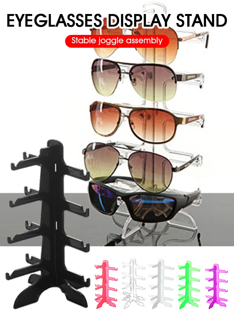 1Pcs Plastic Sunglasses Rack 4 Pairs Eyewear Glasses Holder Organizer Storage Display Stand Outdoor Sun Protection Sun Glasses
1Pcs Plastic Sunglasses Rack 4 Pairs Eyewear Glasses Holder Organizer Storage Display Stand Outdoor Sun Protection Sun Glasses