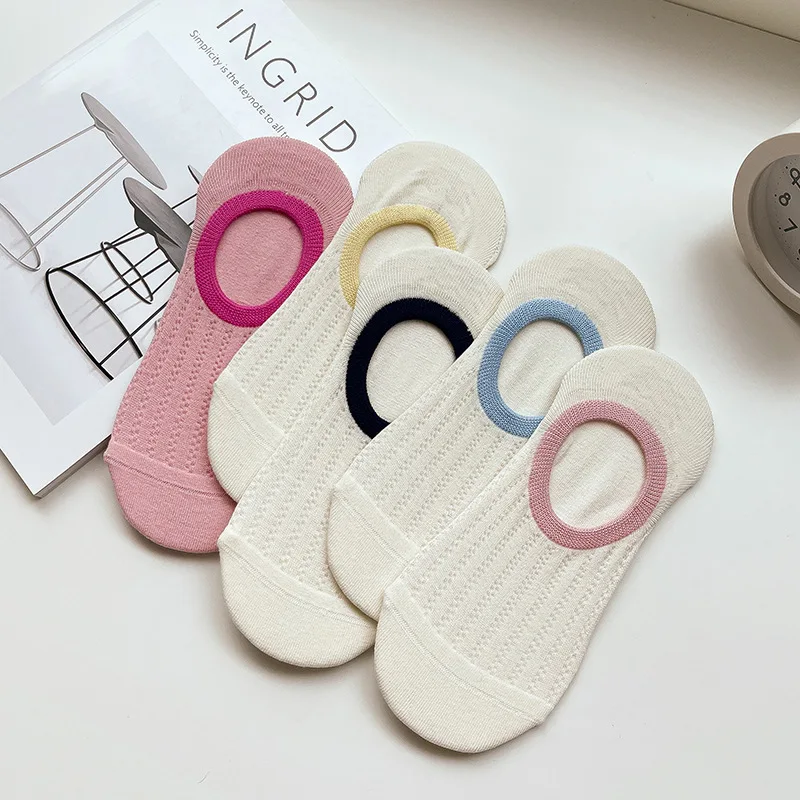 Women's Socks New Style Boat Socks Spring and Summer Breathable Cotton Cute Women's Invisible Garter Silicone Mesh Colored Socks
Women's Socks New Style Boat Socks Spring and Summer Breathable Cotton Cute Women's Invisible Garter Silicone Mesh Colored Socks