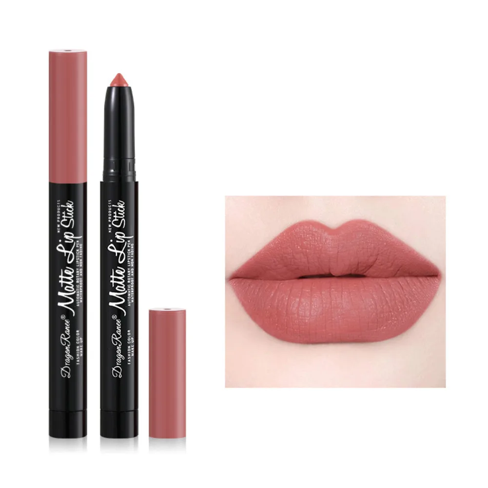 Matte Lipstick Lip Liner 2 In 1 Long Wearing Waterproof Lip Ink Crayon Built-in Sharpener Professional Makeup Lipstick For Women
Matte Lipstick Lip Liner 2 In 1 Long Wearing Waterproof Lip Ink Crayon Built-in Sharpener Professional Makeup Lipstick For Women