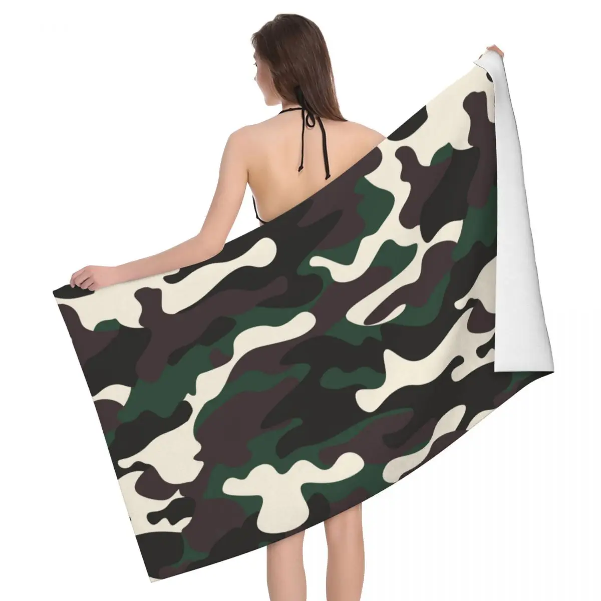 Camouflage Beach Towels Pool Towels Large Sand Free Microfiber Beach Towels, Quick Dry Lightweight Bath Swim Towels
Camouflage Beach Towels Pool Towels Large Sand Free Microfiber Beach Towels, Quick Dry Lightweight Bath Swim Towels