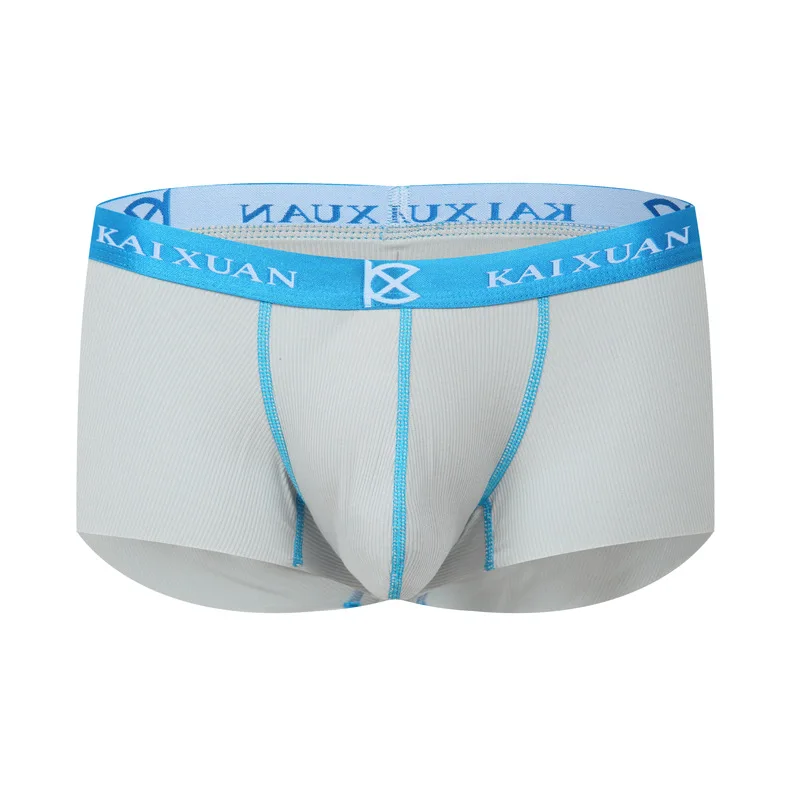 Удобное нижнее белье из модала для мужчин, боксеры с U-образным вырезом, шорты, Молодежные трусы с низкой талией, бриджи