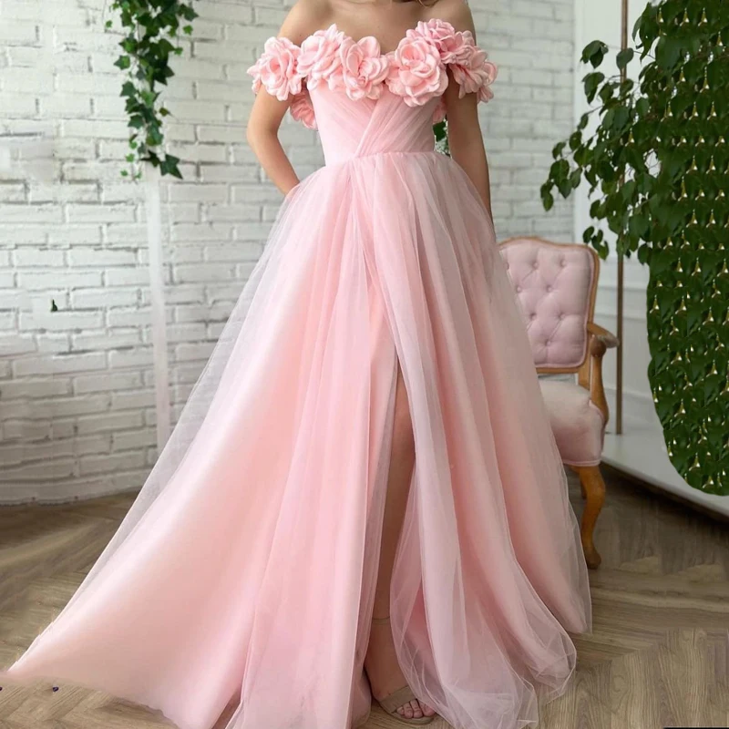 Thinyfull Sexy Prom Dresses 3D Flower Evening Dress Party Dress Floor Length A-Line Side Slit Celebrity Cocktail Gowns Plus Size
Thinyfull Sexy Prom Dresses 3D Flower Evening Dress Party Dress Floor Length A-Line Side Slit Celebrity Cocktail Gowns Plus Size