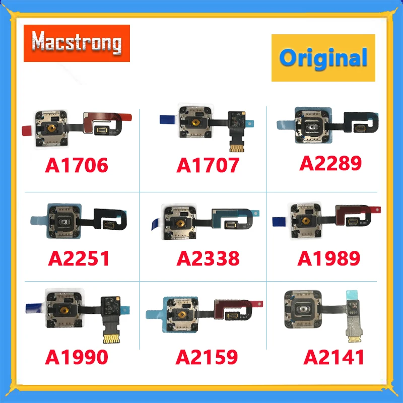 

New A1989 A2159 A1706 A1707 Touch ID A2338 Power Button for Macbook A1990 A2289 A2251 A2141 A2442 A2485 A2681 ON/OFF Touch Bar