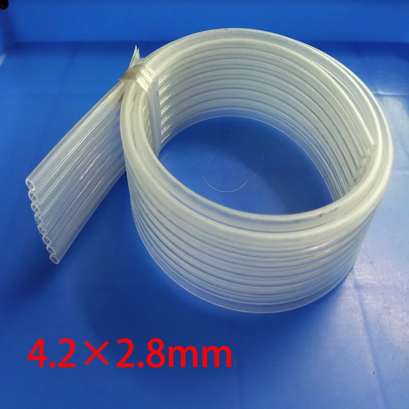 

5M 8 lines eight ways transparen ink tube for large format inkjet solvent water printer ink pipe hose 3*2mm 4*3mm 4.2*2.8mm