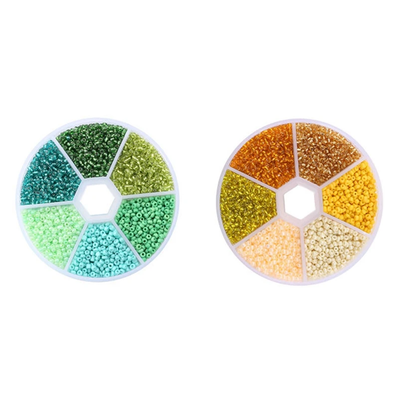 2Set Boxed 2Mm Glass Seed Beads Pendant Crystal Gasket Glass Beads Green & Yellow
2Set Boxed 2Mm Glass Seed Beads Pendant Crystal Gasket Glass Beads Green & Yellow