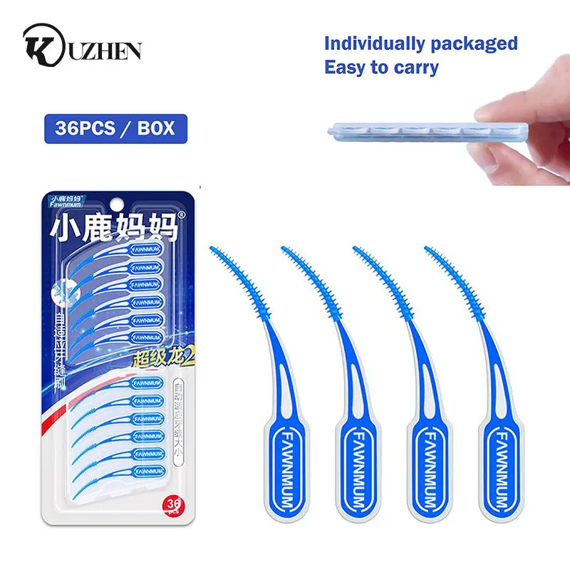 36Pcs/set Super Soft Silicone Interdental Brushes Dental Cleaning Brush Toothpicks Teeth Care Dental Floss Oral Tools
36Pcs/set Super Soft Silicone Interdental Brushes Dental Cleaning Brush Toothpicks Teeth Care Dental Floss Oral Tools