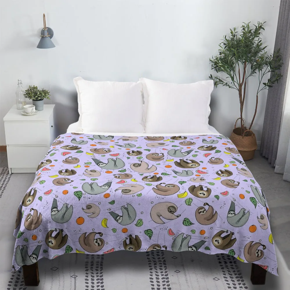 Sloths In Purple Thin Wadding Fluffy Soft Fleece Flannel Weed Throw Blanket
Sloths In Purple Thin Wadding Fluffy Soft Fleece Flannel Weed Throw Blanket