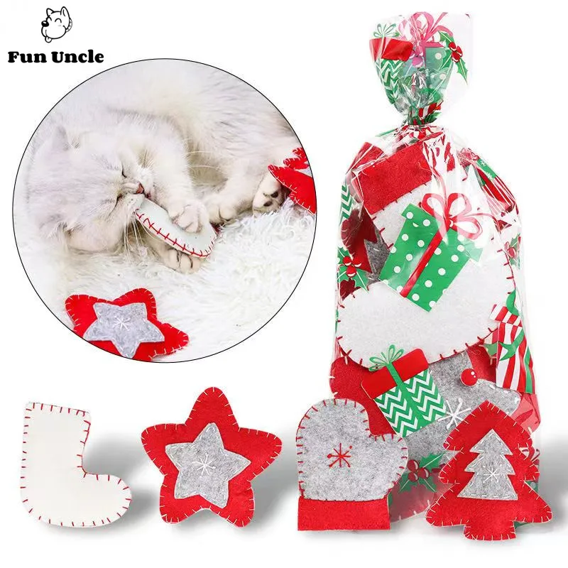 Pet Christmas Cat Toy Set Cat Mint Christmas Gift Pack Tease Cat Teething Bite Resistant Toy Felt Cat Bite Toy Cat Stuffed Toy
Pet Christmas Cat Toy Set Cat Mint Christmas Gift Pack Tease Cat Teething Bite Resistant Toy Felt Cat Bite Toy Cat Stuffed Toy