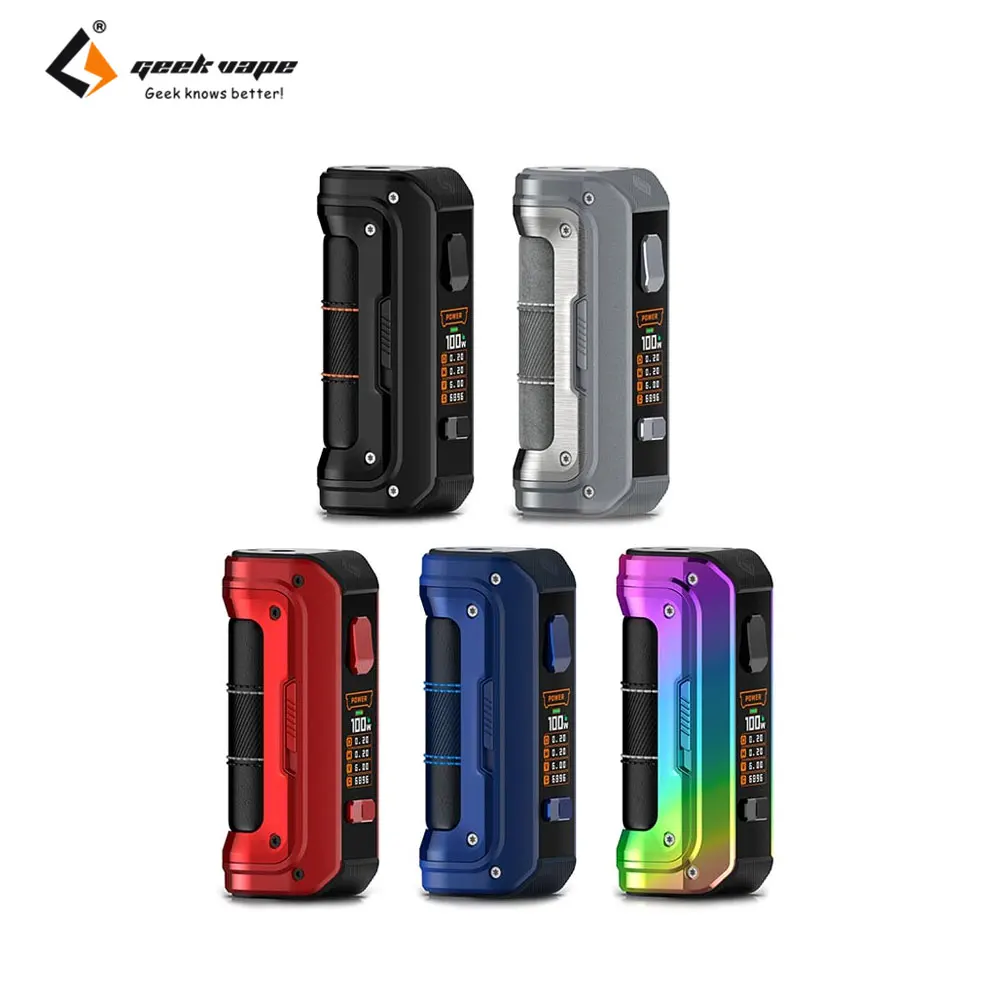 

Original GeekVape Max100 Mod 100W TC Box MOD Electronic Cigarette Vaporizer Z Sub-ohm 2021 Tank no 21700/18650 Battery Vape