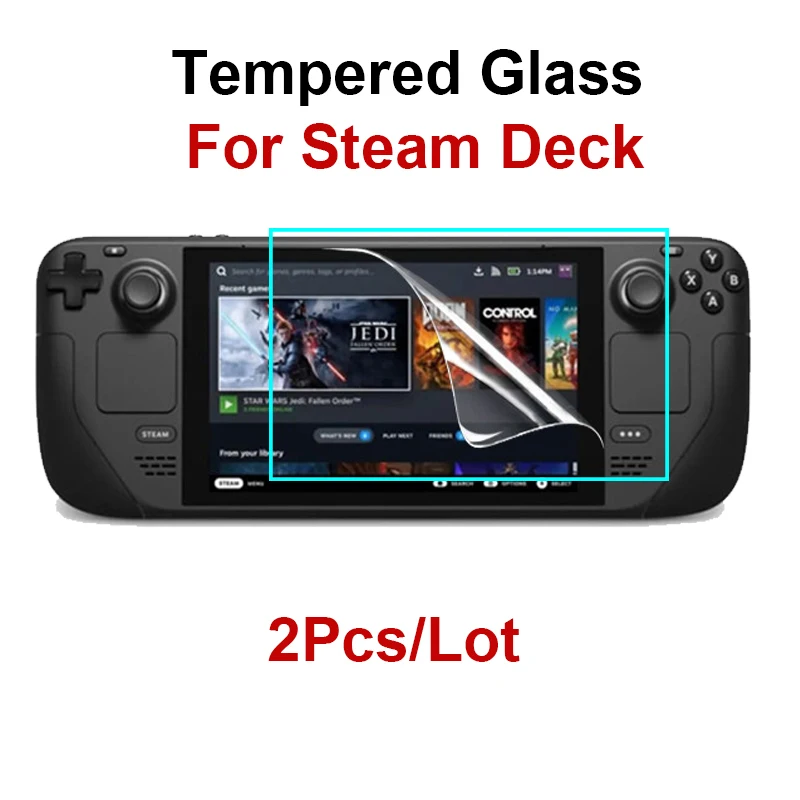 2PCS Tempered Glass Screen Protector For Steam Deck Protective Film For Game Console Water-proof Glass HD Clear Screen Movie
2PCS Tempered Glass Screen Protector For Steam Deck Protective Film For Game Console Water-proof Glass HD Clear Screen Movie