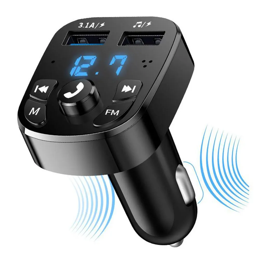 Автомобильный беспроводной FM-передатчик, зарядное устройство MP3, двойной оборудованный плеер, светодиодный дисплей, автомобильное зарядное устройство с двумя USB-портами
Автомобильный беспроводной FM-передатчик, зарядное устройство MP3, двойной оборудованный плеер, светодиодный дисплей, автомобильное зарядное устройство с двумя USB-портами