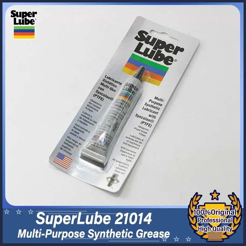 Super Lube 21014 Многоцелевая синтетическая смазка с PTFE 12г
Super Lube 21014 Многоцелевая синтетическая смазка с PTFE 12г