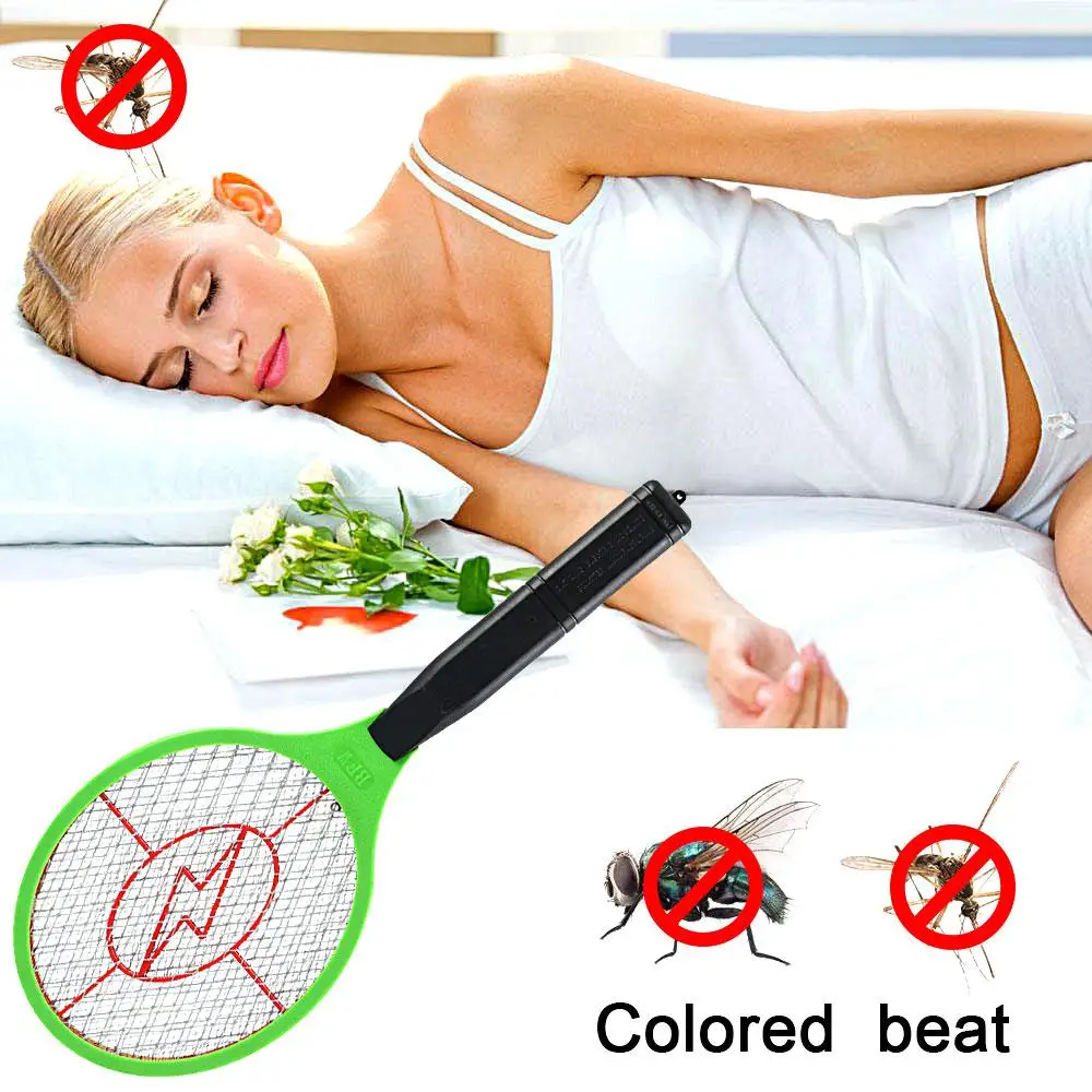 Electric Mosquito Swatter Operated Hand Racket Insect Pest Bug Fly Mosquito Zapper Swatter Killer Home Garden Outdoor Camping
Electric Mosquito Swatter Operated Hand Racket Insect Pest Bug Fly Mosquito Zapper Swatter Killer Home Garden Outdoor Camping