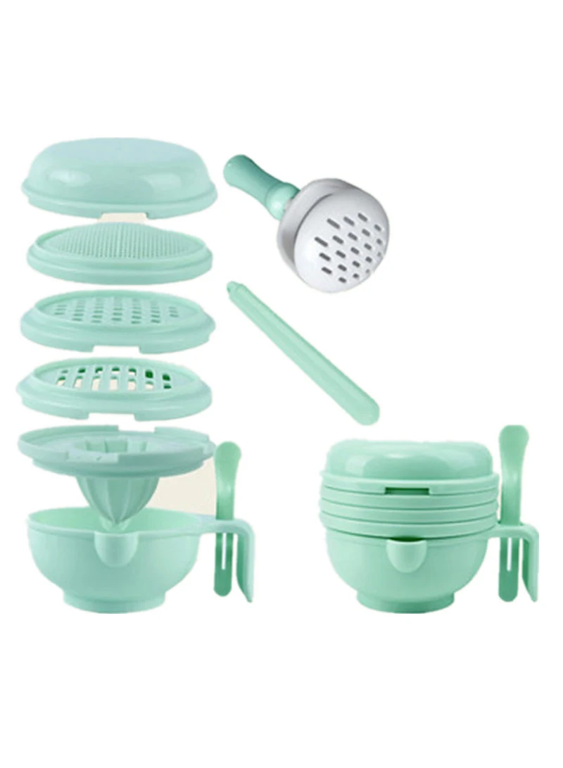 Baby Food Supplement Grinding Bowl Manual Food Grinder Puree Scissors Cooking Stick Baby Food Supplement Machine Tool Set
Baby Food Supplement Grinding Bowl Manual Food Grinder Puree Scissors Cooking Stick Baby Food Supplement Machine Tool Set