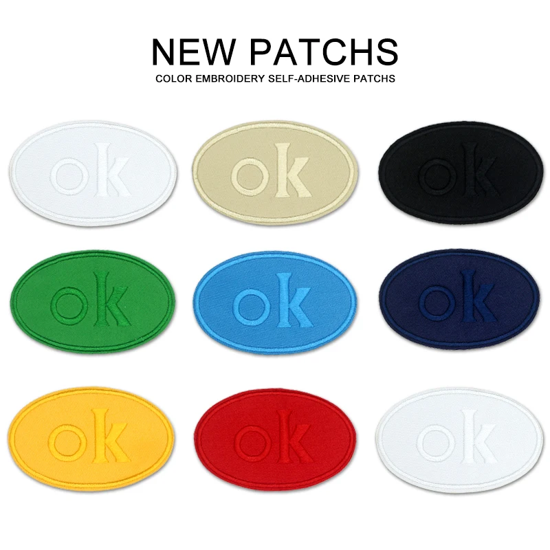 3pcs OK Embroidery Stickers Patches for Clothing Girl Boy Kids Scrapbooking Cartoon Self-adhesive sewing accessories Supplies
3pcs OK Embroidery Stickers Patches for Clothing Girl Boy Kids Scrapbooking Cartoon Self-adhesive sewing accessories Supplies