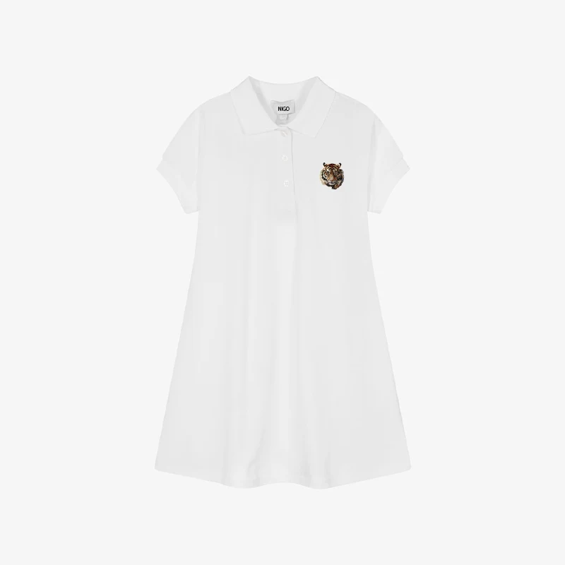 Розовое платье-поло с коротким рукавом и вышивкой тигра для девушек NIGO # nigo32148
Розовое платье-поло с коротким рукавом и вышивкой тигра для девушек NIGO # nigo32148