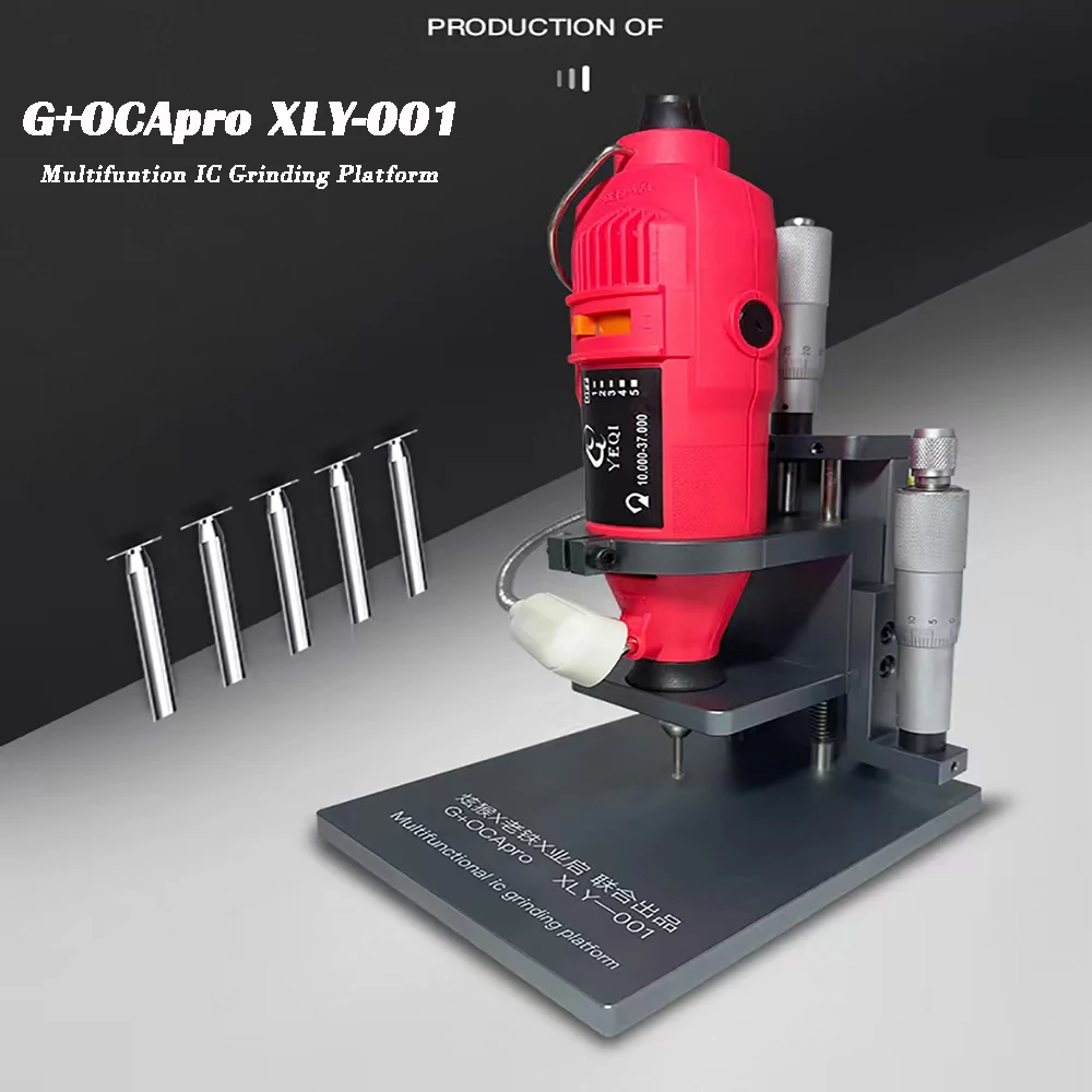 G + OCApro IC Grinding Platform for Phone Grinder Pen Camera Frame Screen Touch Rapid Polishing with LED Maintenance Desk Repair
G + OCApro IC Grinding Platform for Phone Grinder Pen Camera Frame Screen Touch Rapid Polishing with LED Maintenance Desk Repair