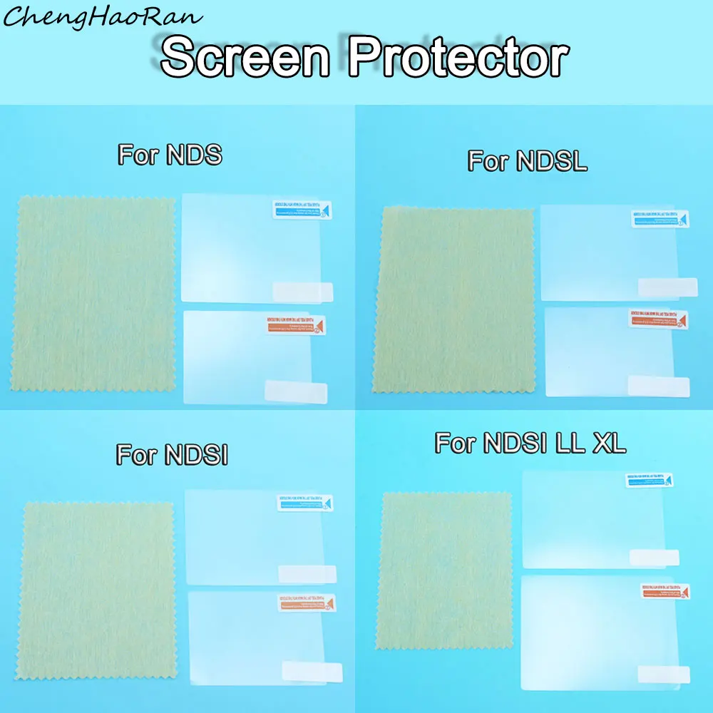 

1 PCS Top Bottom Clear Protective Film For Nintend NDS /NDSL/NDSI/NDSI LL XL LCD Screen transparent Protector film