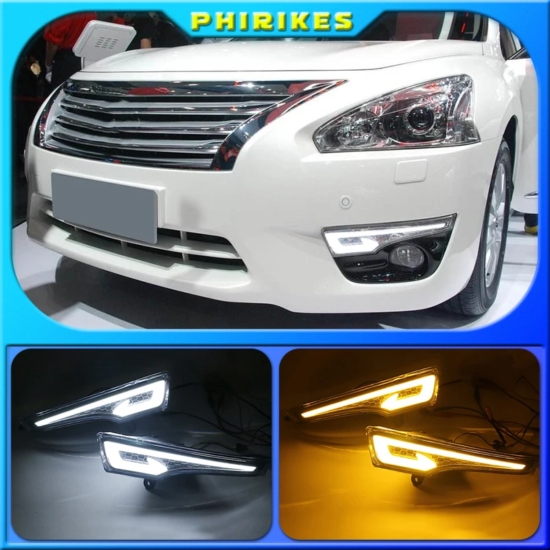 1Pair For Nissan Altima Teana 2013 2014 2015 DRL Daytime Running Lights fog lamp cover headlight 12V Daylight
1Pair For Nissan Altima Teana 2013 2014 2015 DRL Daytime Running Lights fog lamp cover headlight 12V Daylight