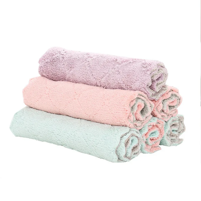 Towel Household Kitchen Non-stick Oil Dish Towel Double-layer Thickened Cleaning Towel Multi-functional Absorbent Dish Towel
Towel Household Kitchen Non-stick Oil Dish Towel Double-layer Thickened Cleaning Towel Multi-functional Absorbent Dish Towel