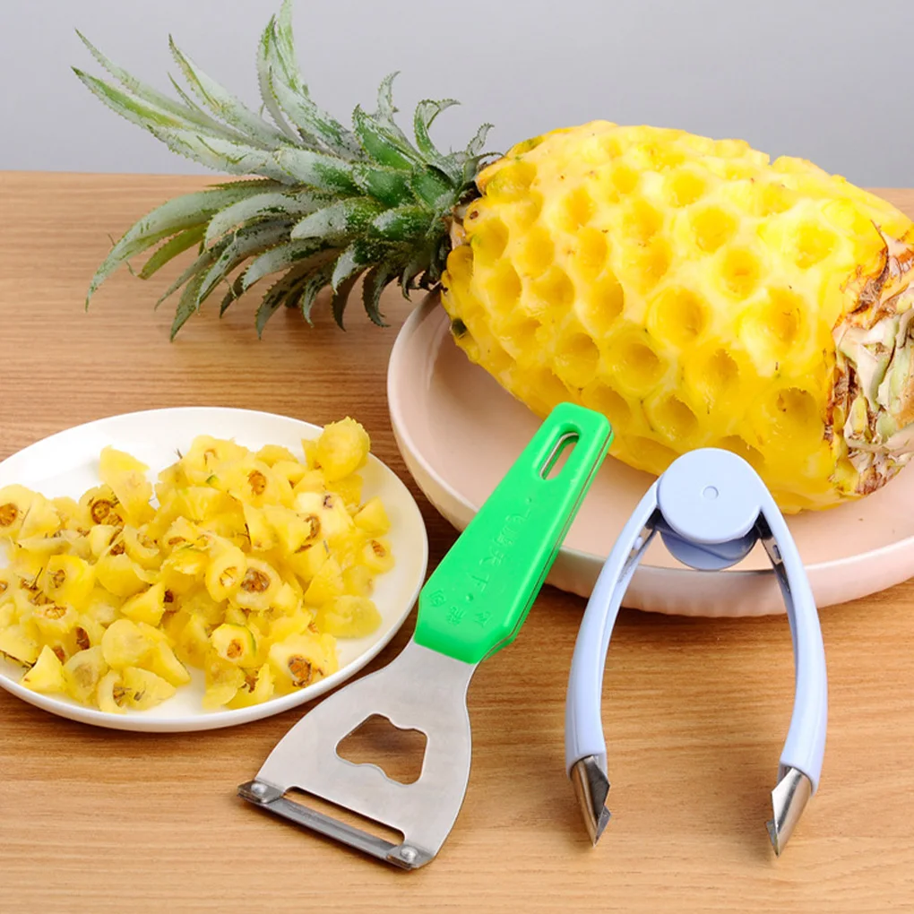 Pineapple Knife Peeler Stainless Steel Peeling Pineapple Artifact 304 Gouging Clip Seed Peeling Knife Tool Clip Household
Pineapple Knife Peeler Stainless Steel Peeling Pineapple Artifact 304 Gouging Clip Seed Peeling Knife Tool Clip Household