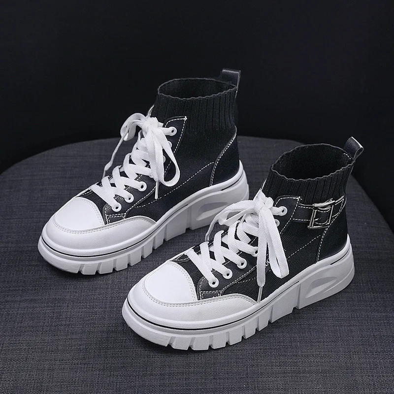 2022 New Sneakers Women Casual Shoes Platform Sneakers Black Shoes Woman High Top White Shoes Tenis Feminino Shoes for Women
2022 New Sneakers Women Casual Shoes Platform Sneakers Black Shoes Woman High Top White Shoes Tenis Feminino Shoes for Women