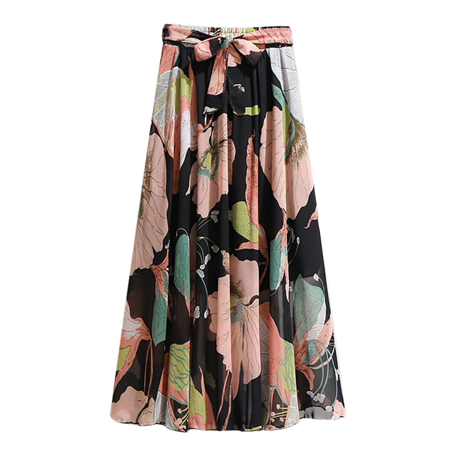 Women's Beach Waist Skirt Mid-length Bohemian Chiffon Dress Floral High Skirt skirt vintage long skirts
Women's Beach Waist Skirt Mid-length Bohemian Chiffon Dress Floral High Skirt skirt vintage long skirts