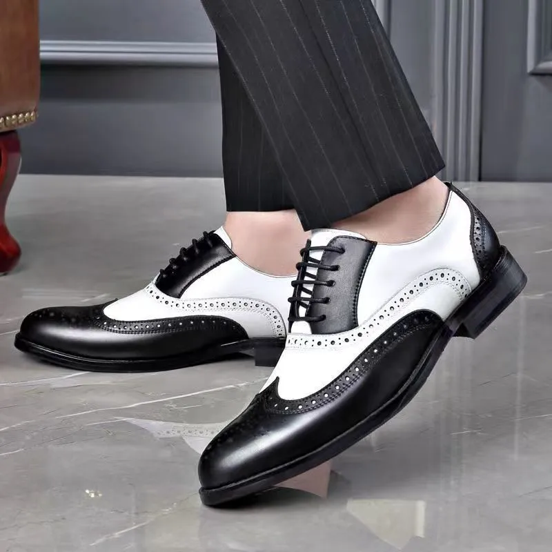 Luxury Brand Designer Mens Wedding Dress Shoes Genuine Leather Calfskin Lace-up Oxfords Brogue Formal Italian Man Shoes
Luxury Brand Designer Mens Wedding Dress Shoes Genuine Leather Calfskin Lace-up Oxfords Brogue Formal Italian Man Shoes
