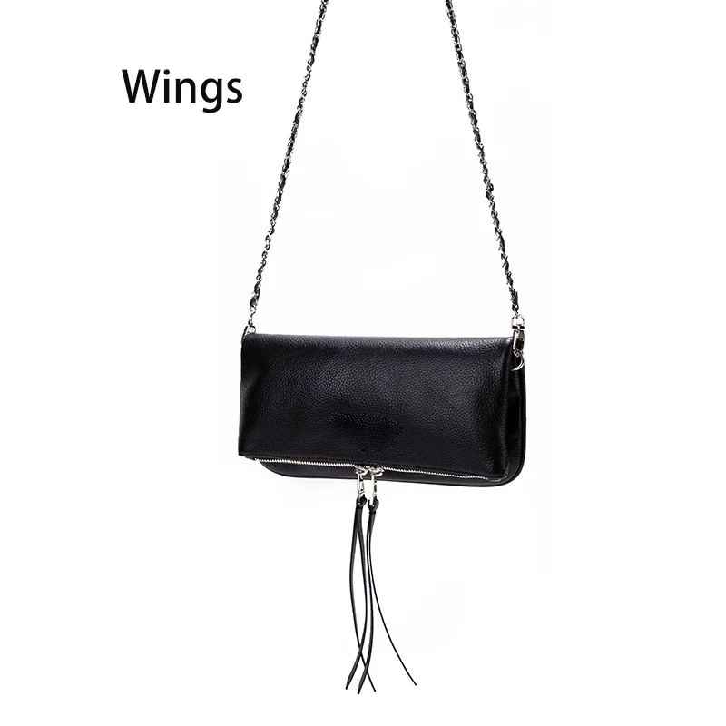 Women Crossbody Bag Messenger Shoulder Bags Wing Decoration Bags For Women Pu Leather Chain Ladie Top Quality
Women Crossbody Bag Messenger Shoulder Bags Wing Decoration Bags For Women Pu Leather Chain Ladie Top Quality