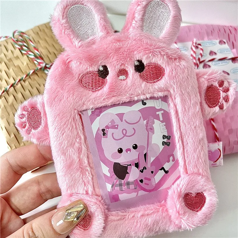 Kawaii Cartoon rabbit Soft Plush 3 Inch Kpop Photocard Holder Photo Card Holder Bag Pendant School Stationery
Kawaii Cartoon rabbit Soft Plush 3 Inch Kpop Photocard Holder Photo Card Holder Bag Pendant School Stationery