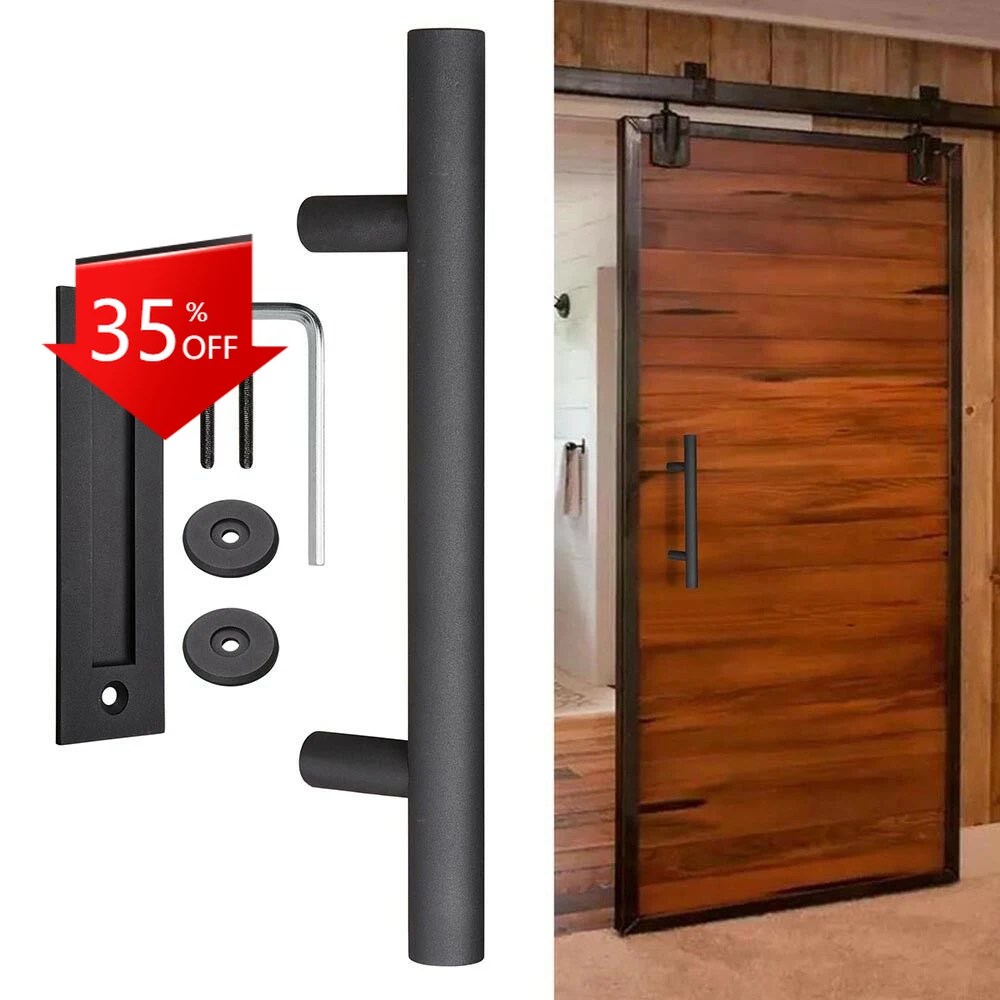1pc 12" Barn Door Handle Sliding Flush Pull Wood Door Gate Hardware Stainless Steel Black Door Hardware Door Knobs & Levers
1pc 12" Barn Door Handle Sliding Flush Pull Wood Door Gate Hardware Stainless Steel Black Door Hardware Door Knobs & Levers