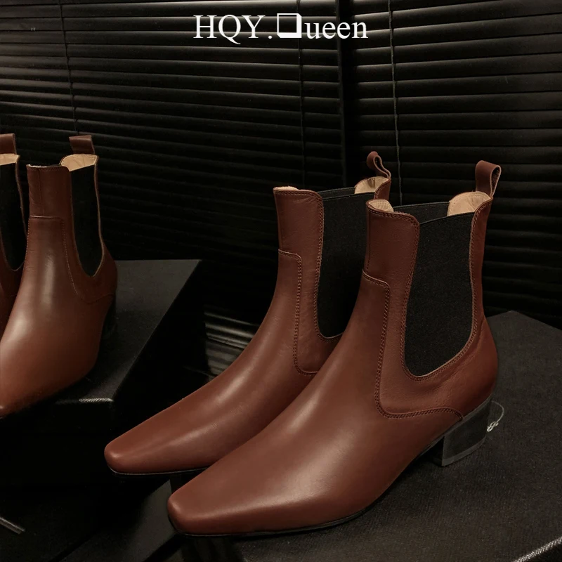 Women Ankle Western Boots For Autumn Short Female Shoes Genuine Full Grain Leather Modern Ladies Chelsea Boots Career Footwear
Women Ankle Western Boots For Autumn Short Female Shoes Genuine Full Grain Leather Modern Ladies Chelsea Boots Career Footwear