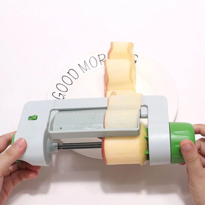 ABS Fruit Vegetable Sheet Slicer Reel Knife Spiral Turn Potato Slicer Rolls Fast and Convenient Kitchen Utensils Accessories
ABS Fruit Vegetable Sheet Slicer Reel Knife Spiral Turn Potato Slicer Rolls Fast and Convenient Kitchen Utensils Accessories