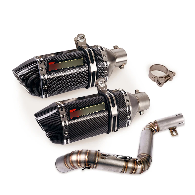 51MM Motorcycle Exhaust Escape system muffler Mid link Pipe Removable DB Killer modified for Duke 200 390 2012-2016 2013 2014 15
51MM Motorcycle Exhaust Escape system muffler Mid link Pipe Removable DB Killer modified for Duke 200 390 2012-2016 2013 2014 15