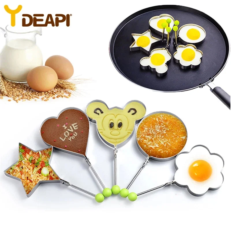 Stainless Steel Fried Egg Pancake Shaper Omelette loop Mold Mould Frying Egg Cooking Tools Kitchen Accessories Gadget Rings
Stainless Steel Fried Egg Pancake Shaper Omelette loop Mold Mould Frying Egg Cooking Tools Kitchen Accessories Gadget Rings