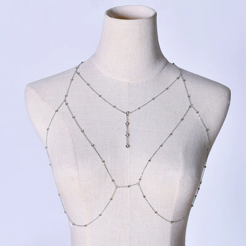 Sexy Exaggerated Beach Casual Body Dress Chain Necklace Flash Diamond Pendant Tassel Necklace Chest Chain
Sexy Exaggerated Beach Casual Body Dress Chain Necklace Flash Diamond Pendant Tassel Necklace Chest Chain