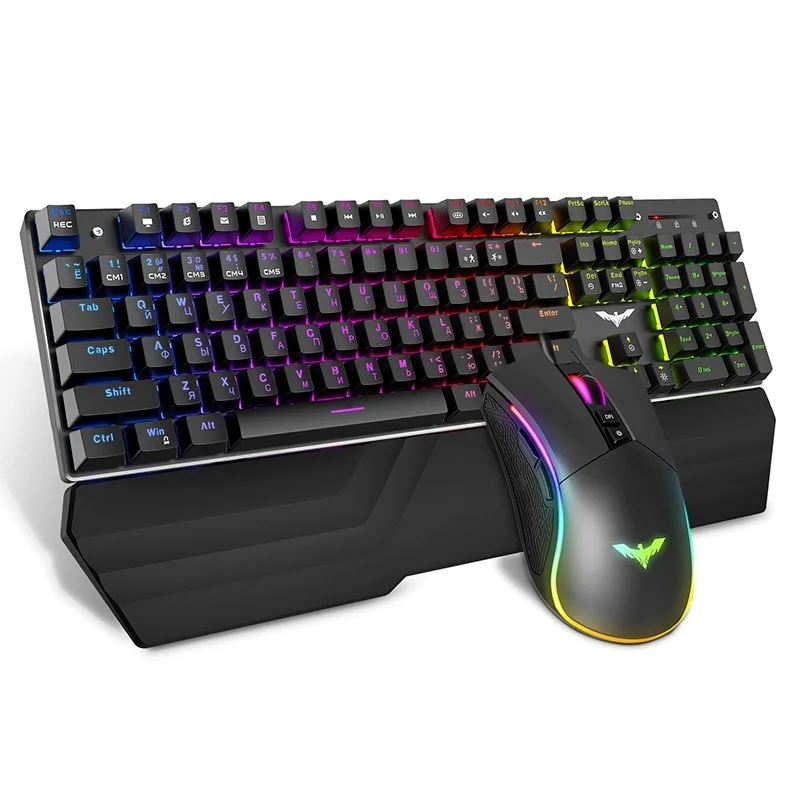 Mechanical Keyboard and Mouse 104 keys Red Switch Gaming Keyboards for Tablet Desktop Russian US Sticker
Mechanical Keyboard and Mouse 104 keys Red Switch Gaming Keyboards for Tablet Desktop Russian US Sticker