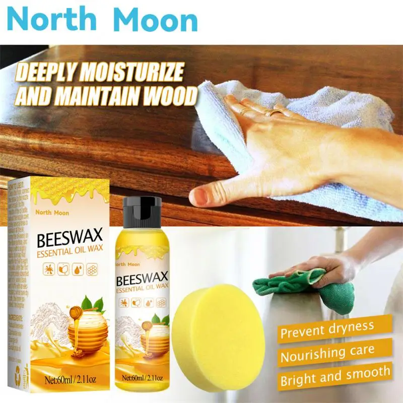 North Moon Natural Beeswax Furniture Brightening Removing Scratches Mahogany Polishing Waxing Solid Wood Floor Care
North Moon Natural Beeswax Furniture Brightening Removing Scratches Mahogany Polishing Waxing Solid Wood Floor Care