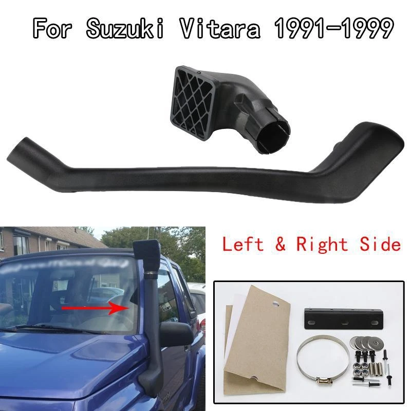 Car Snorkel Kit Left Right Side Air Intake Manifold For Suzuki Vitara 1991-1999 1.6L Petrol G16B 4WD 4x4 Car Accessories
Car Snorkel Kit Left Right Side Air Intake Manifold For Suzuki Vitara 1991-1999 1.6L Petrol G16B 4WD 4x4 Car Accessories