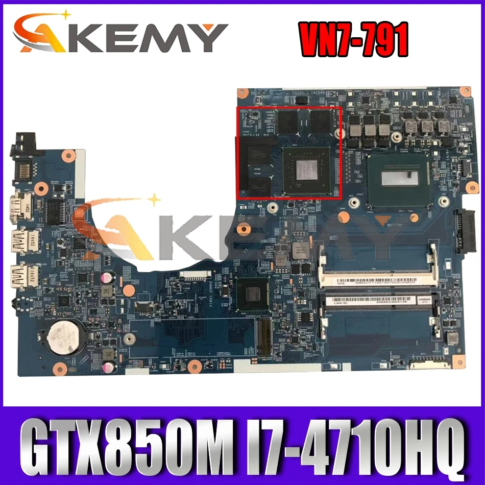 AKEMY NBMQR11008 NB.MQR11.008 448.02G07.001M Laptop motherboard for Acer VN7-791 GTX850M SR1PX I7-4710HQ Main board full work
AKEMY NBMQR11008 NB.MQR11.008 448.02G07.001M Laptop motherboard for Acer VN7-791 GTX850M SR1PX I7-4710HQ Main board full work